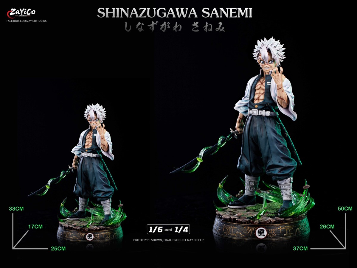 Wind Hashira Sanemi Shinazugawa - Demon Slayer