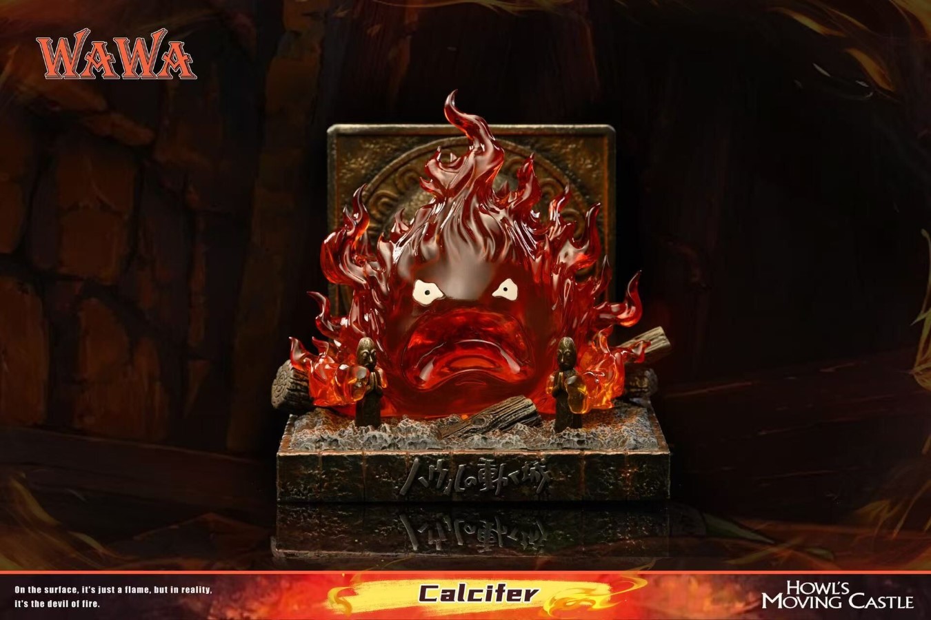 Angry Calcifer - Howl's Moving Castle