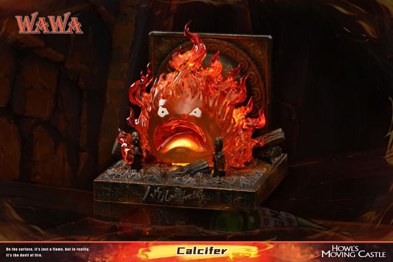 Angry Calcifer - Howl's Moving Castle