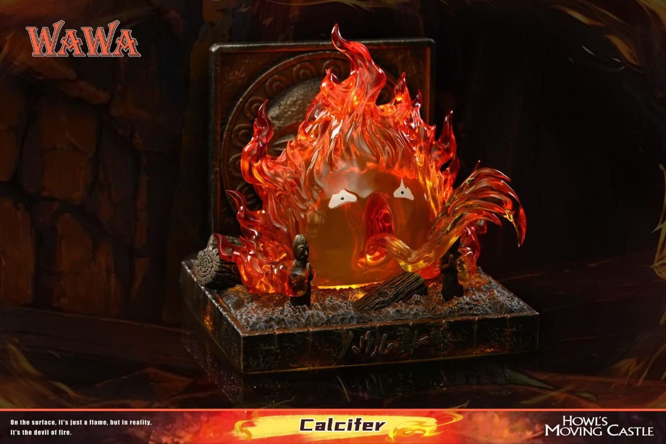 Angry Calcifer - Howl's Moving Castle