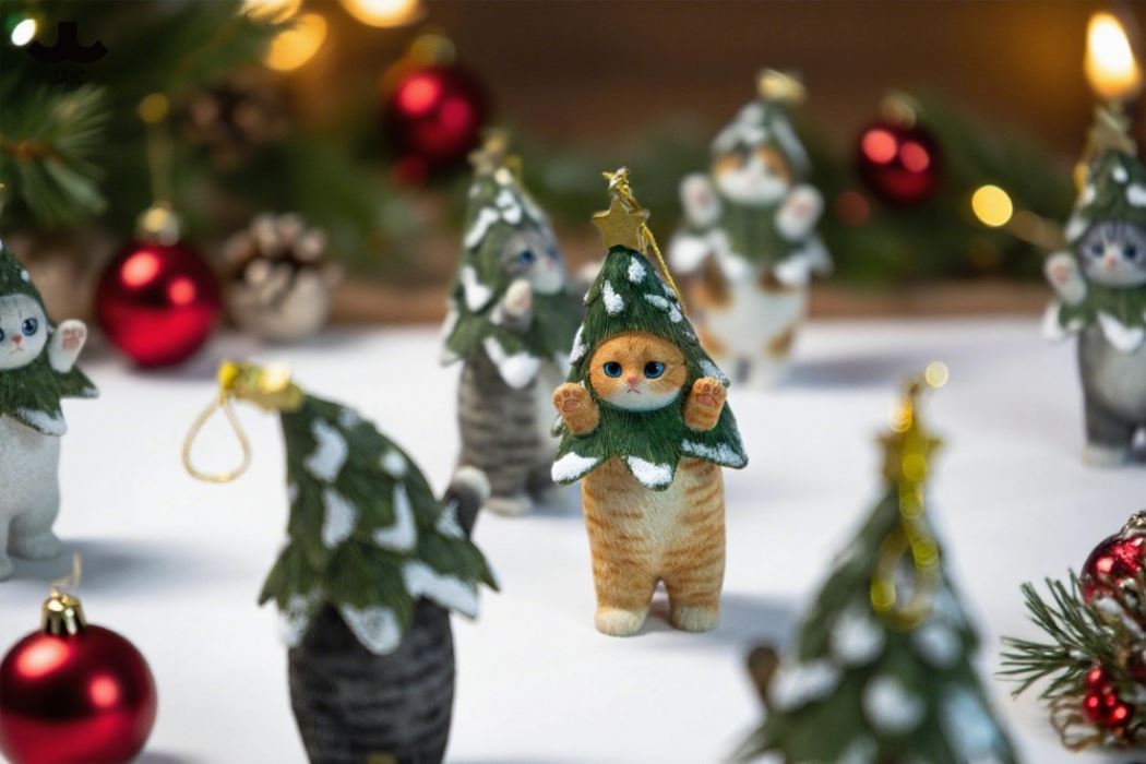 Christmas Tree Cat