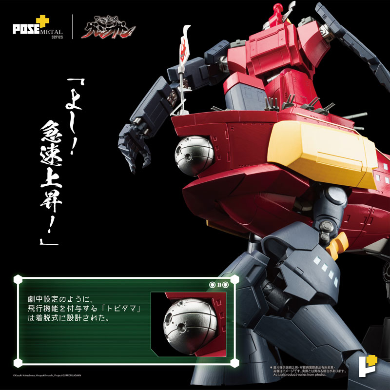 POSE+METAL Series Gurren Lagann Dai-Gurren