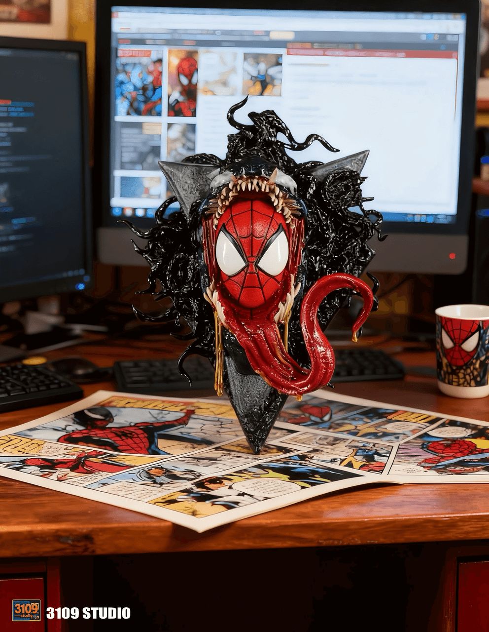 Spider Man Venom Wall Hanging