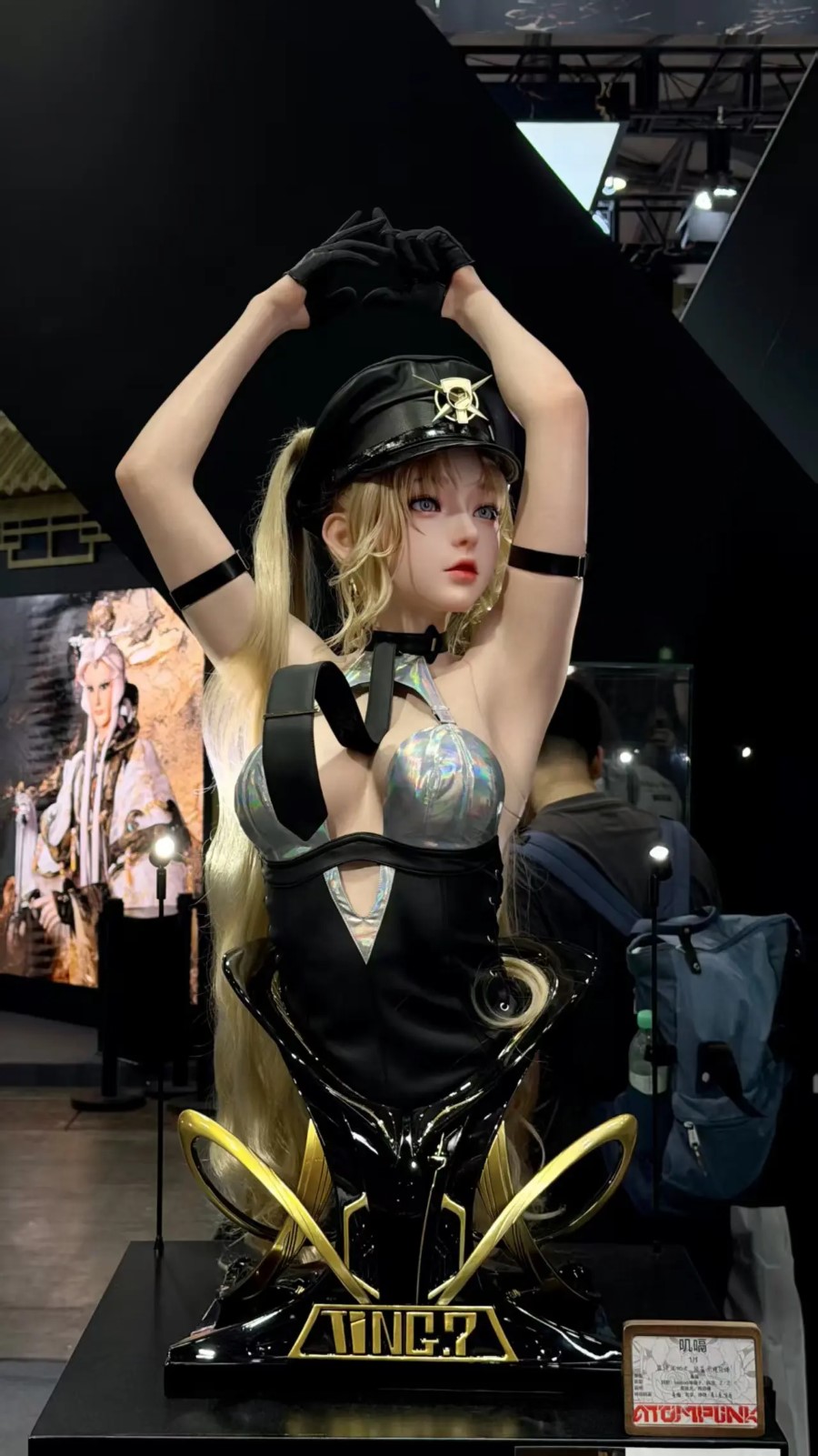 Bishoujo JI LUO 1/1 Platinum Silicone Half-Body Bust