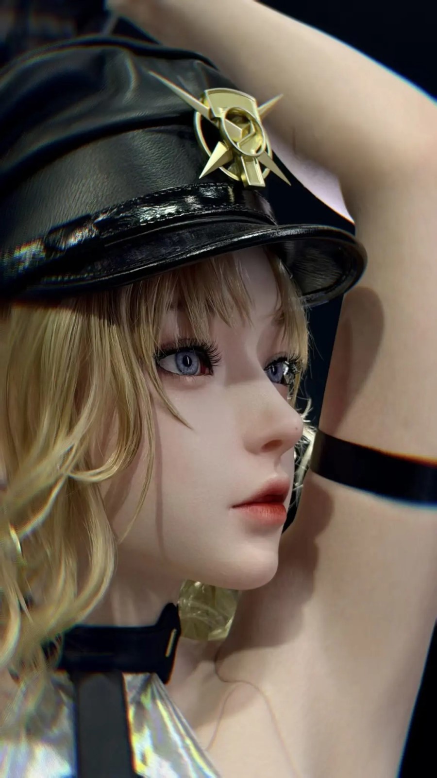 Bishoujo JI LUO 1/1 Platinum Silicone Half-Body Bust