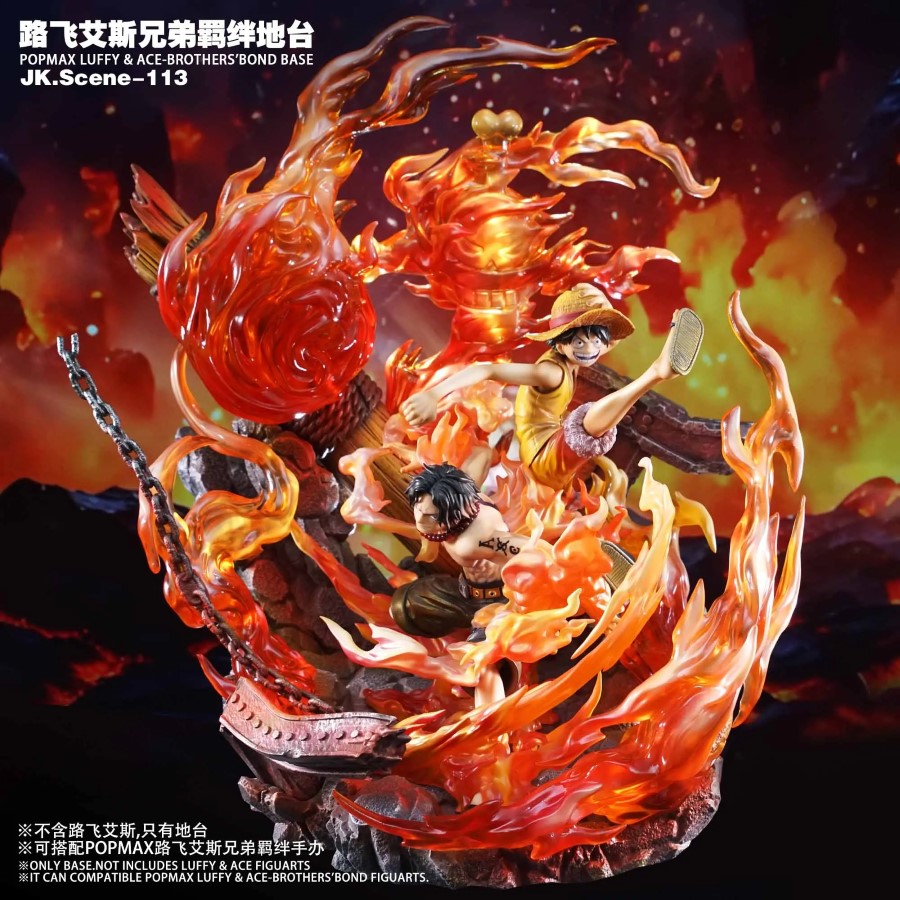 One Piece POPMAX Luffy and Ace Brothers Bond Platform