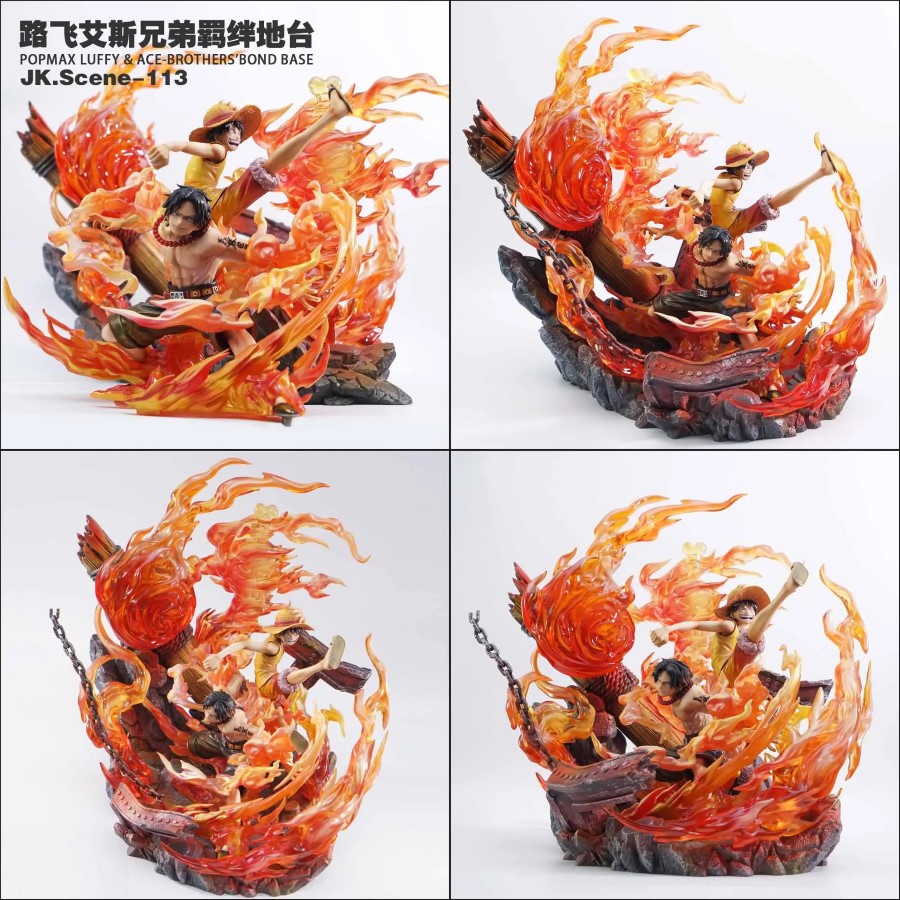 One Piece POPMAX Luffy and Ace Brothers Bond Platform