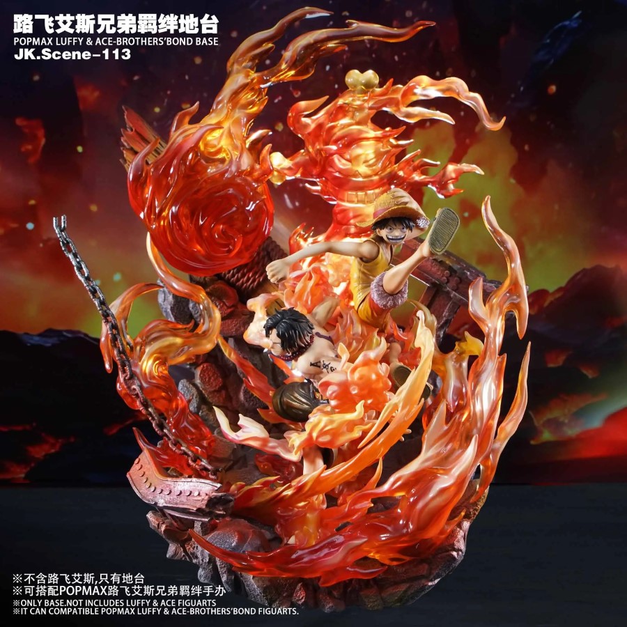 One Piece POPMAX Luffy and Ace Brothers Bond Platform