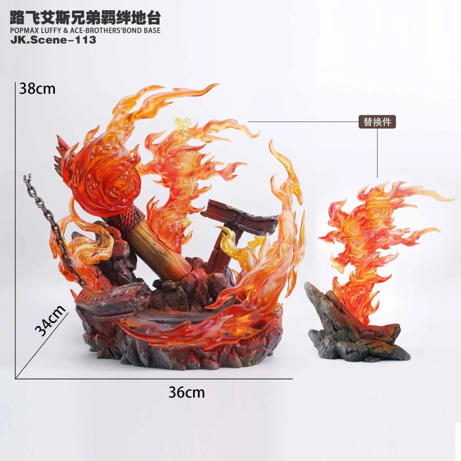 One Piece POPMAX Luffy and Ace Brothers Bond Platform