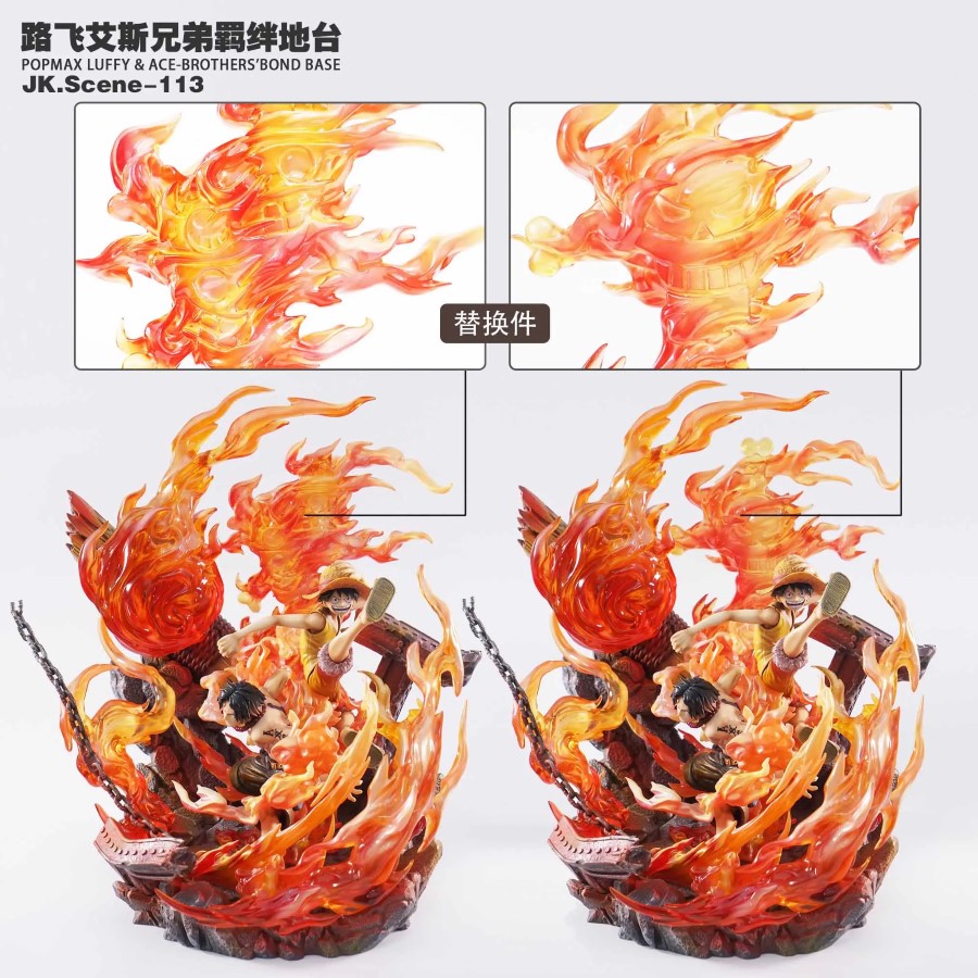 One Piece POPMAX Luffy and Ace Brothers Bond Platform