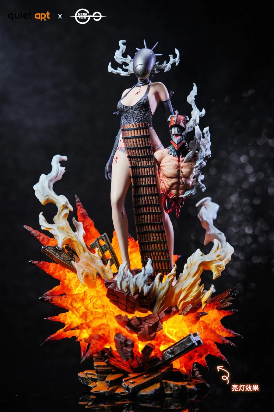 Chainsaw Man Bomb Demon & Reze & Kiss Busts