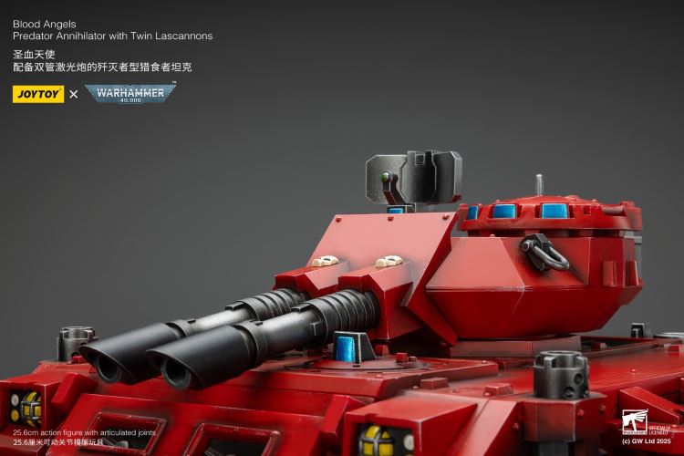 Blood Angels - Predator Tank/Arbiter/Redeemer Dreadnought/IX Legion Primarch 1/18