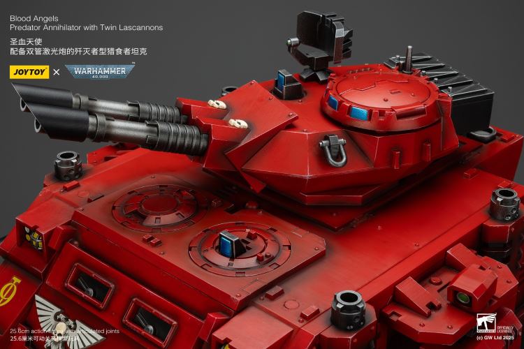 Blood Angels - Predator Tank/Arbiter/Redeemer Dreadnought/IX Legion Primarch 1/18