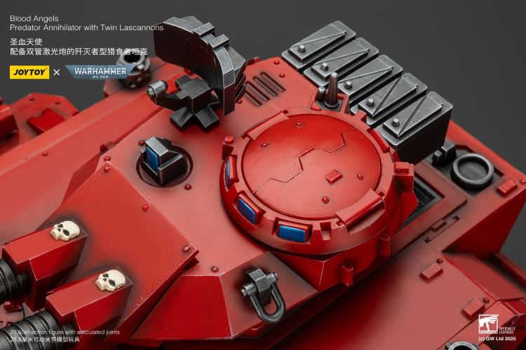 Blood Angels - Predator Tank/Arbiter/Redeemer Dreadnought/IX Legion Primarch 1/18