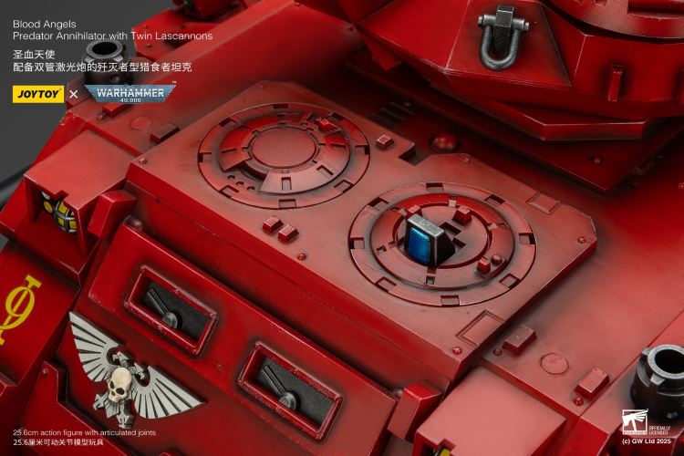 Blood Angels - Predator Tank/Arbiter/Redeemer Dreadnought/IX Legion Primarch 1/18