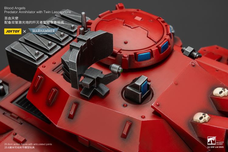 Blood Angels - Predator Tank/Arbiter/Redeemer Dreadnought/IX Legion Primarch 1/18