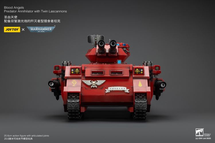 Blood Angels - Predator Tank/Arbiter/Redeemer Dreadnought/IX Legion Primarch 1/18