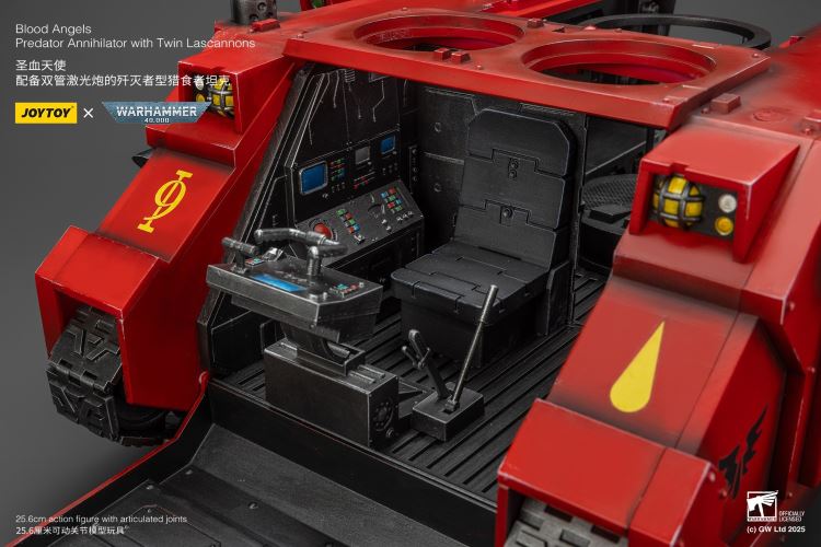 Blood Angels - Predator Tank/Arbiter/Redeemer Dreadnought/IX Legion Primarch 1/18