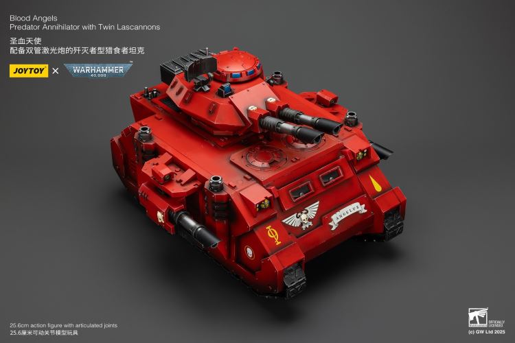 Blood Angels - Predator Tank/Arbiter/Redeemer Dreadnought/IX Legion Primarch 1/18