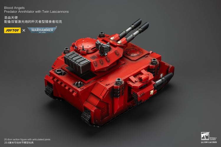 Blood Angels - Predator Tank/Arbiter/Redeemer Dreadnought/IX Legion Primarch 1/18