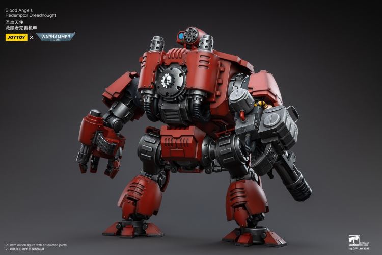 Blood Angels - Predator Tank/Arbiter/Redeemer Dreadnought/IX Legion Primarch 1/18