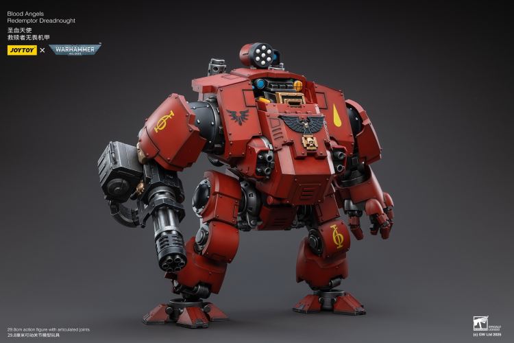 Blood Angels - Predator Tank/Arbiter/Redeemer Dreadnought/IX Legion Primarch 1/18