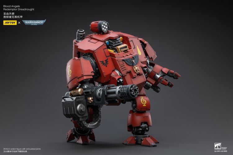 Blood Angels - Predator Tank/Arbiter/Redeemer Dreadnought/IX Legion Primarch 1/18