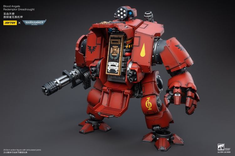 Blood Angels - Predator Tank/Arbiter/Redeemer Dreadnought/IX Legion Primarch 1/18