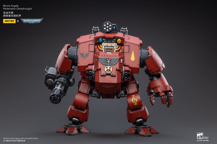 Blood Angels - Predator Tank/Arbiter/Redeemer Dreadnought/IX Legion Primarch 1/18
