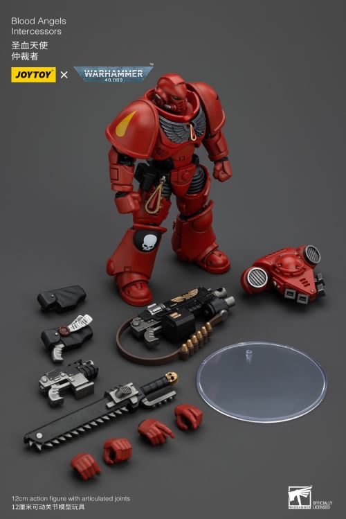 Blood Angels - Predator Tank/Arbiter/Redeemer Dreadnought/IX Legion Primarch 1/18