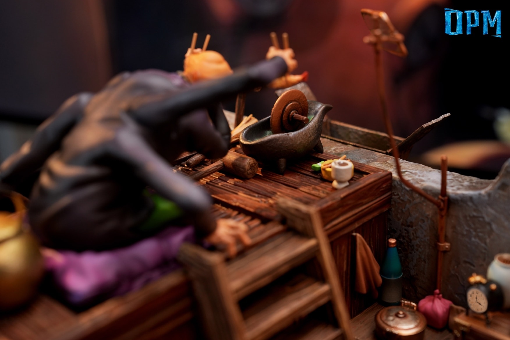 Hayao Miyazaki Desktop Scene Series 012 Kamaji - Spirited Away