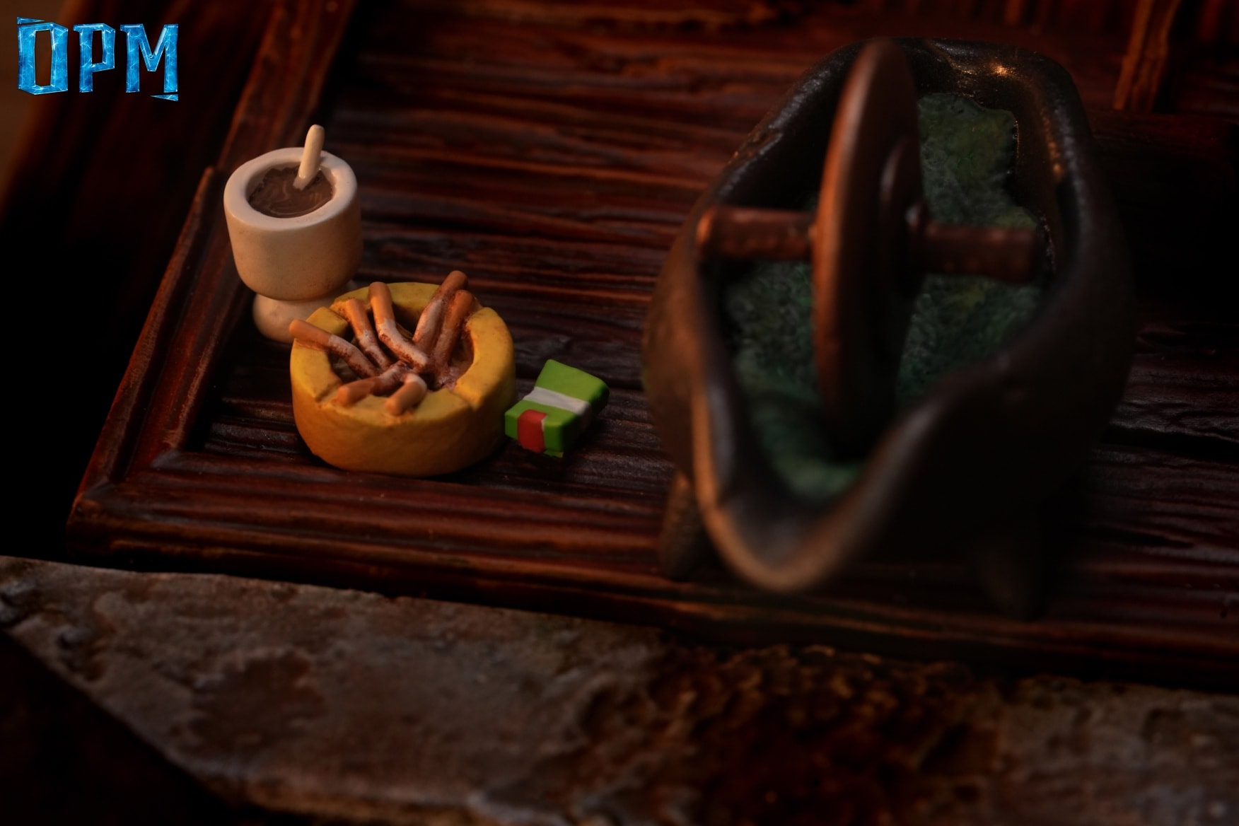 Hayao Miyazaki Desktop Scene Series 012 Kamaji - Spirited Away