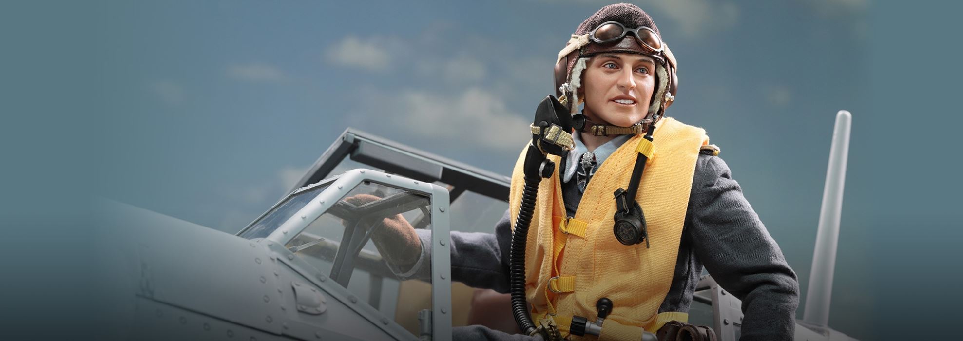 WWII German Ace Pilot Erich Hartmann 1/6