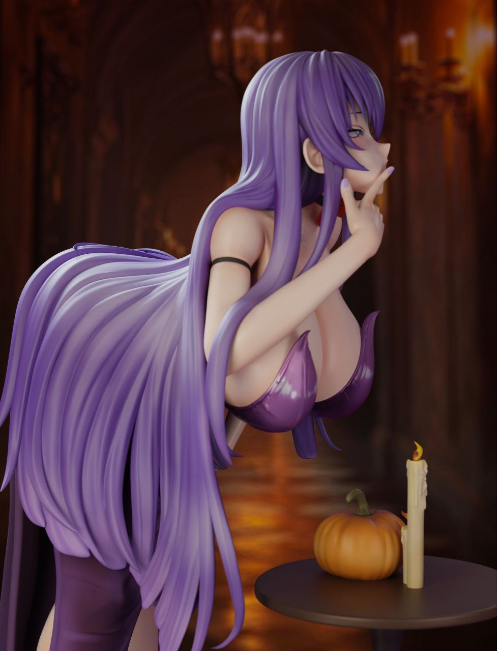 Busujima Saeko Halloween dance party - Highschool of the Dead 1/6