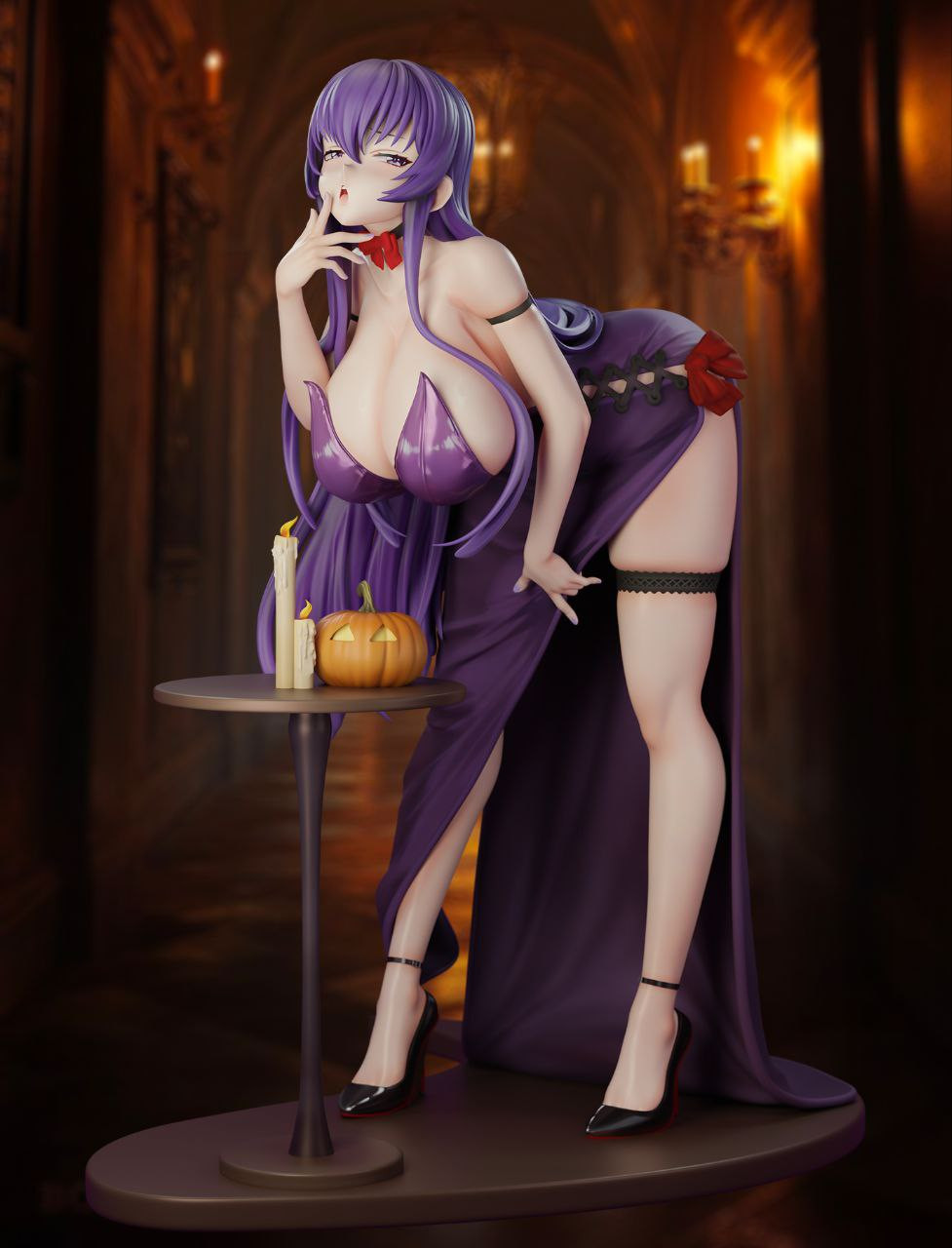 Busujima Saeko Halloween dance party - Highschool of the Dead 1/6