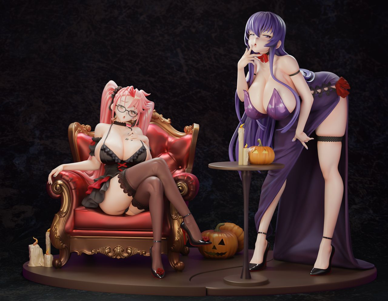 Busujima Saeko Halloween dance party - Highschool of the Dead 1/6