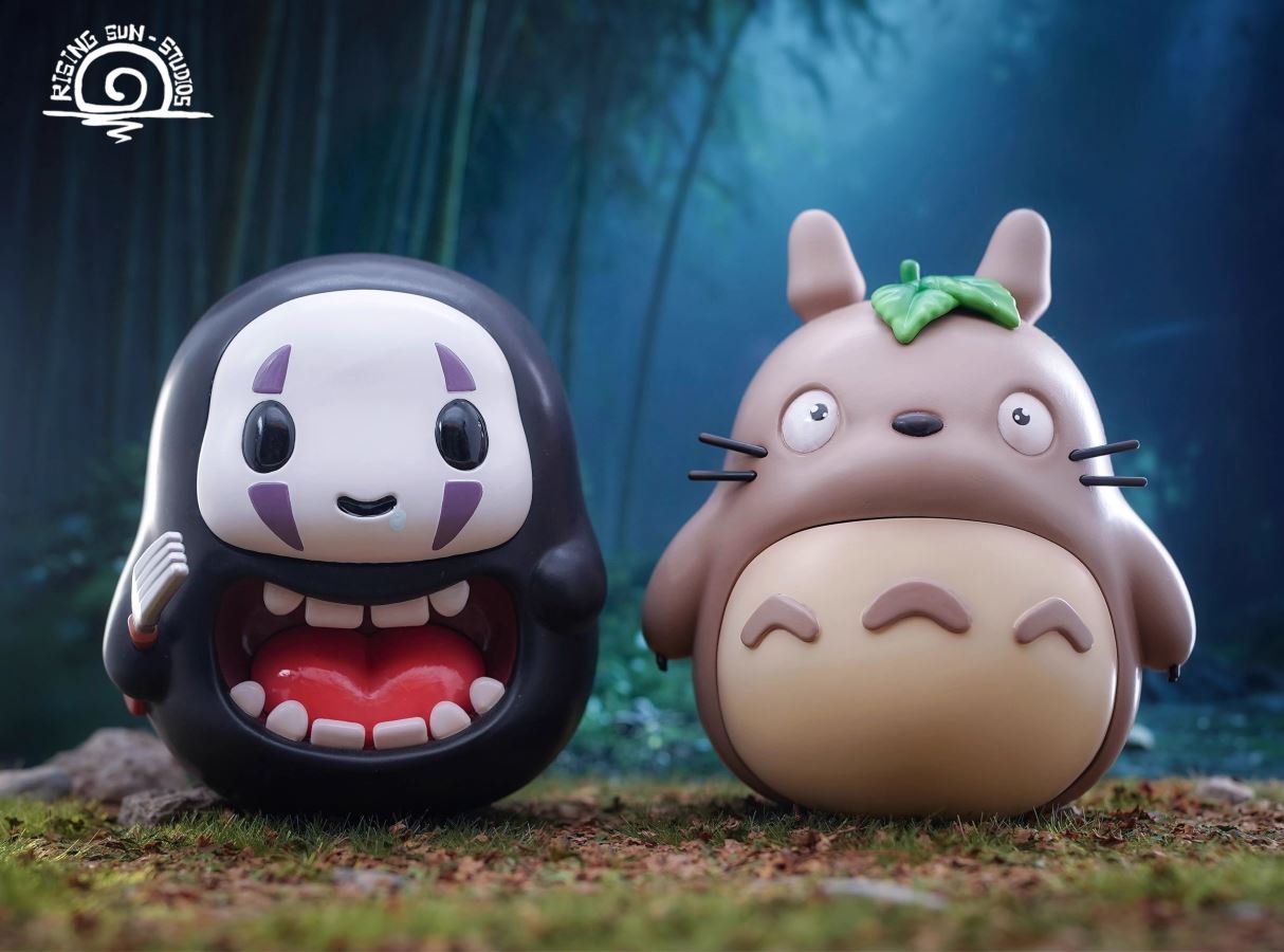 Tumbler Tortoro and No-face Man - Studio Ghibli