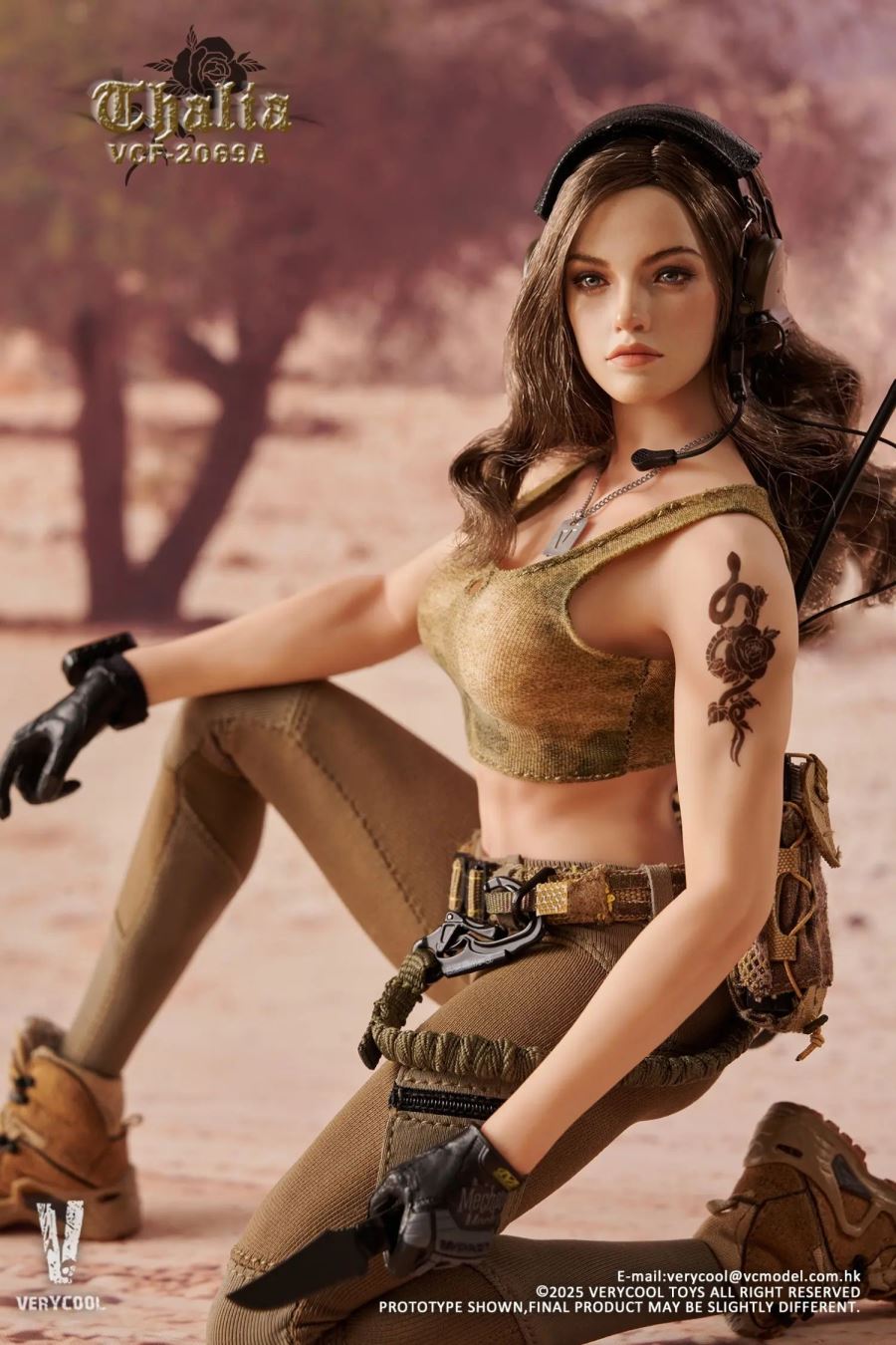 Desert female soldier - Thalia [VCF-2069] 1/6