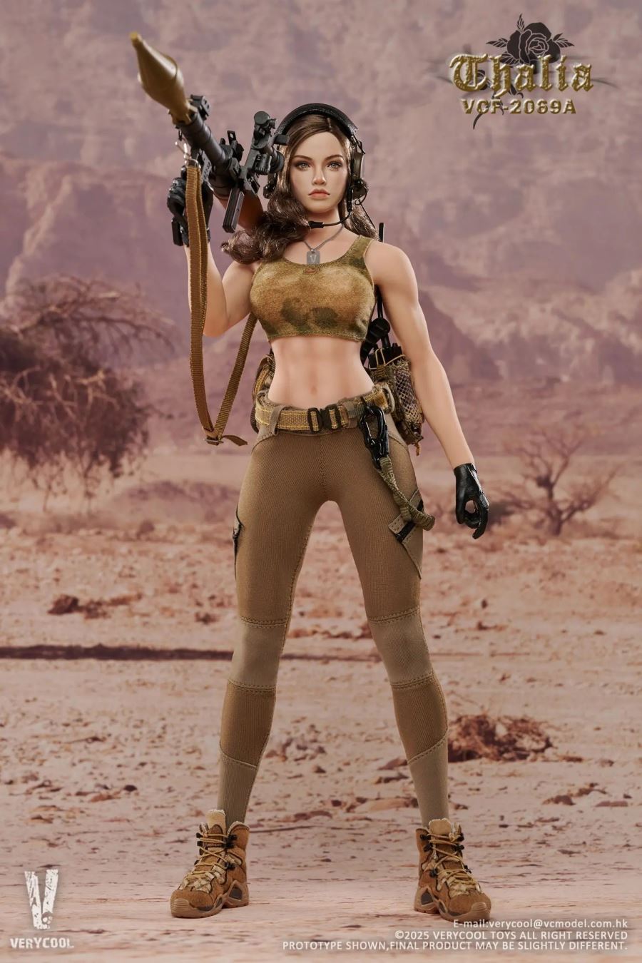 Desert female soldier - Thalia [VCF-2069] 1/6