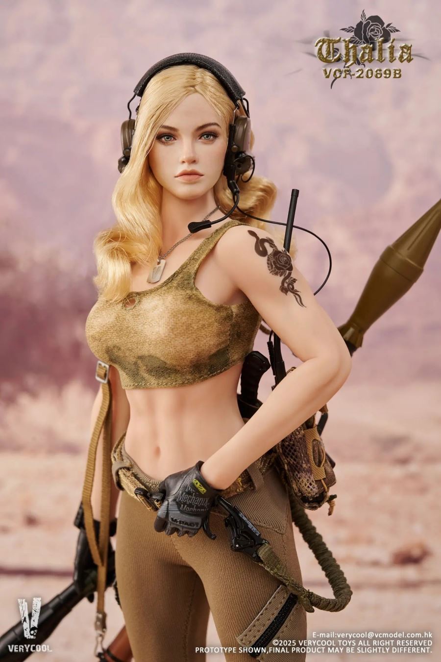 Desert female soldier - Thalia [VCF-2069] 1/6