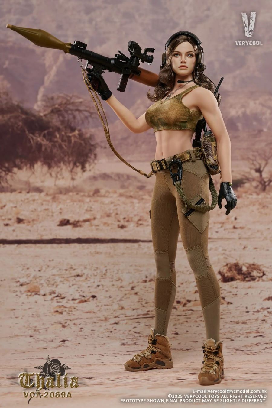 Desert female soldier - Thalia [VCF-2069] 1/6
