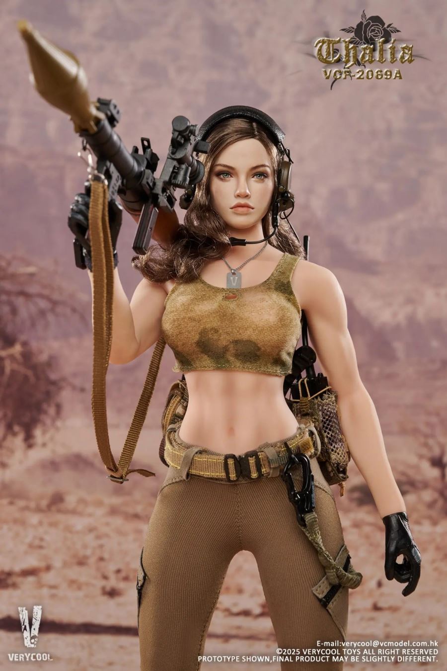 Desert female soldier - Thalia [VCF-2069] 1/6