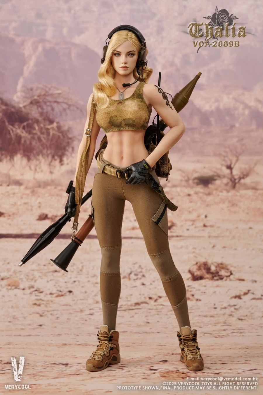 Desert female soldier - Thalia [VCF-2069] 1/6