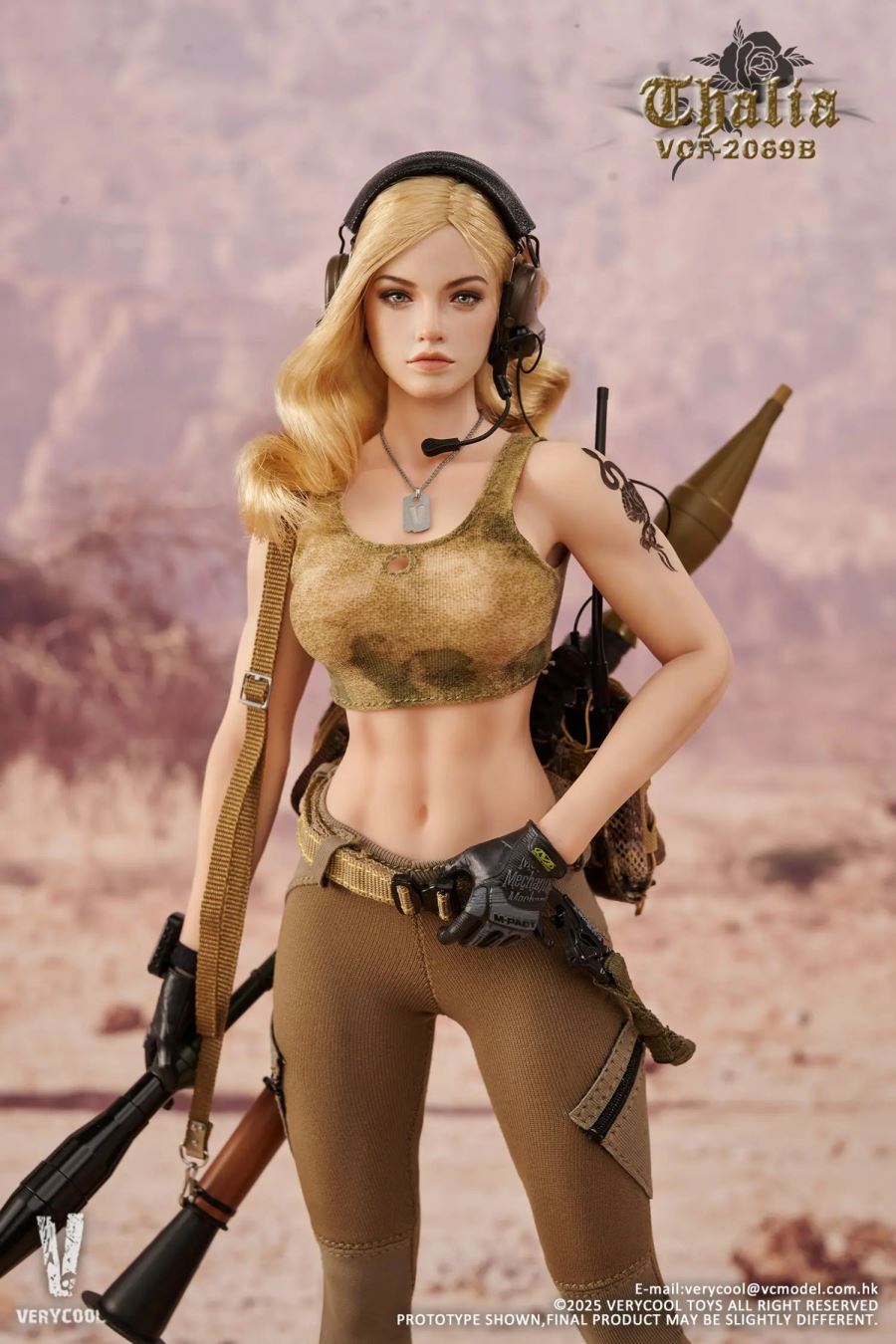 Desert female soldier - Thalia [VCF-2069] 1/6