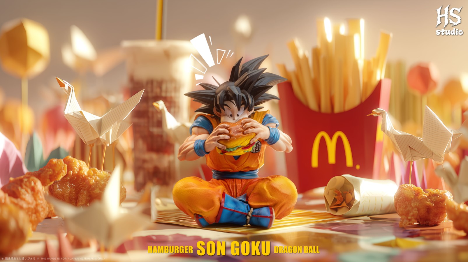 Goku eat Hamburger - Dragon Ball