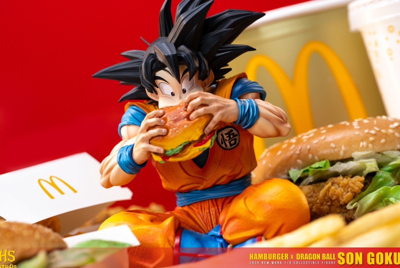 Goku eat Hamburger - Dragon Ball