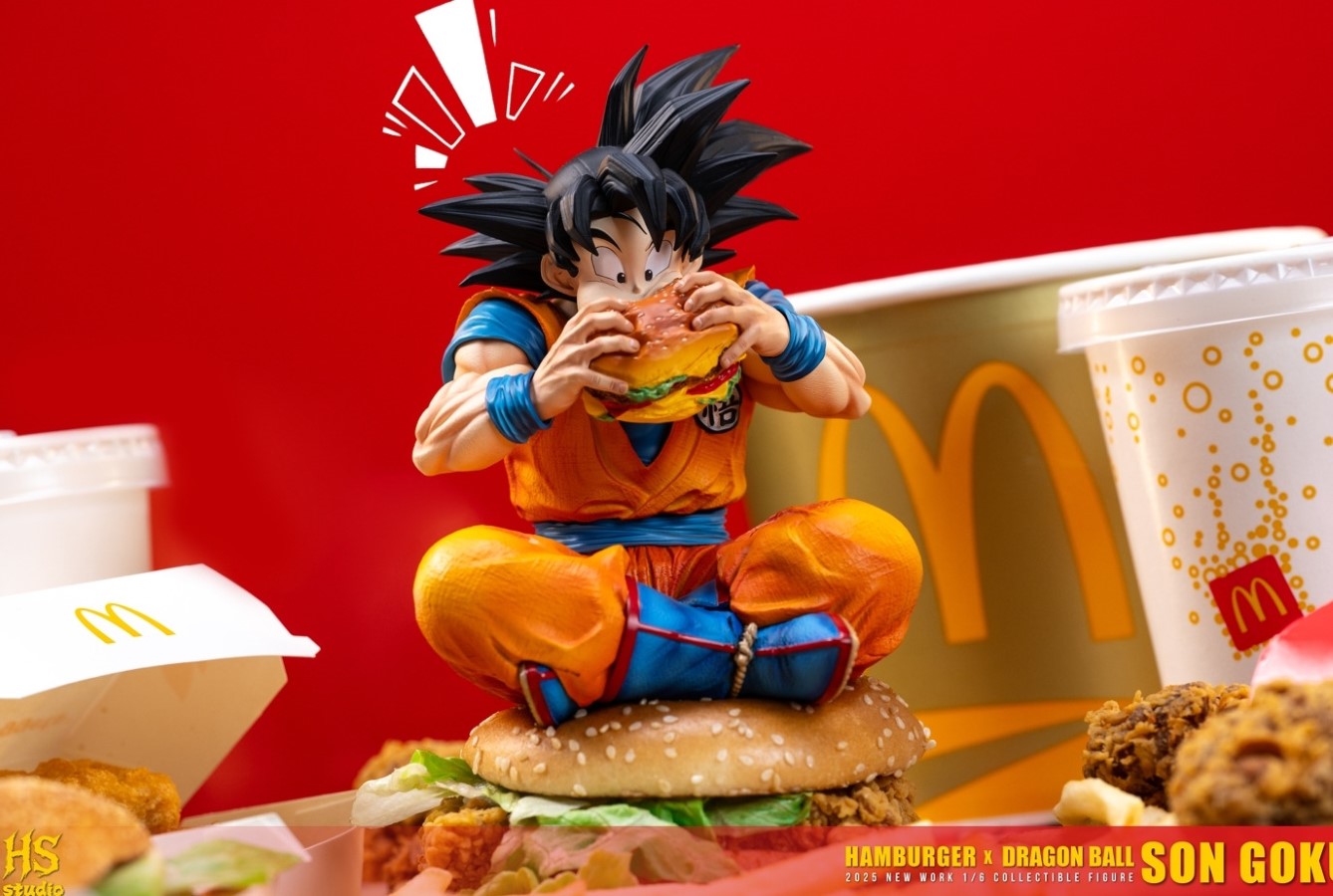 Goku eat Hamburger - Dragon Ball