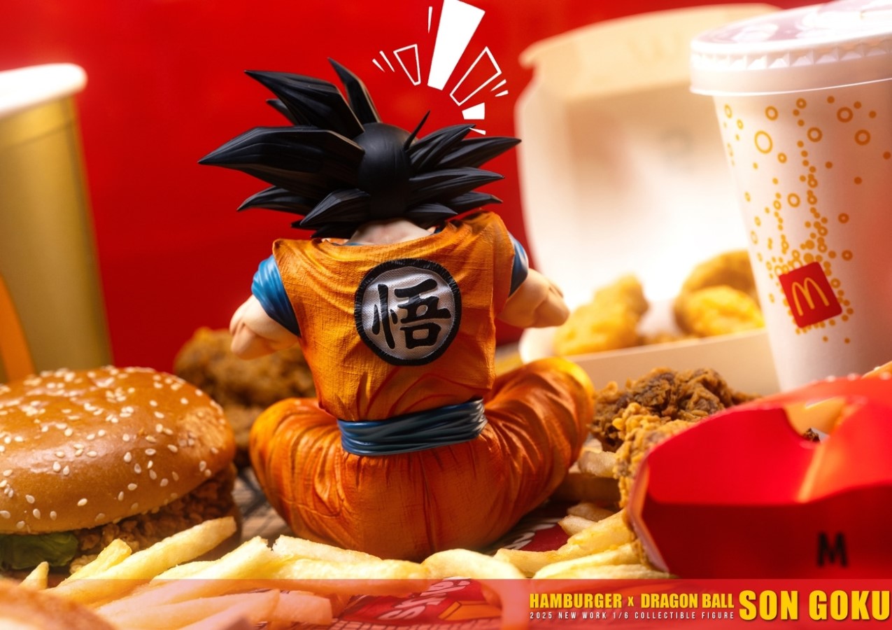Goku eat Hamburger - Dragon Ball