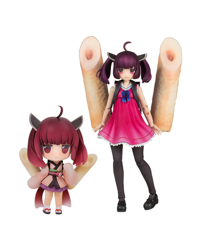 Plafia Tohoku Zunko Zundamon Project Tohoku Kiritan (Mini Figure Bundled Set) 1/12