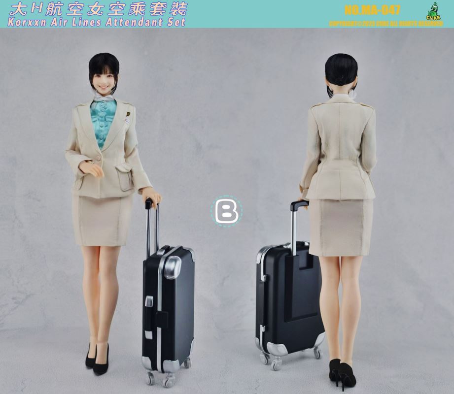 Korxxn Air Lines Attendant Set